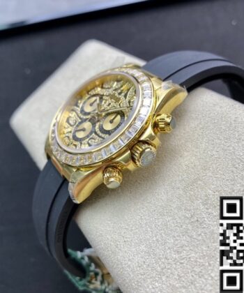 JH Factory Rolex Daytona 116588 TBR Gold With Diamonds Watch