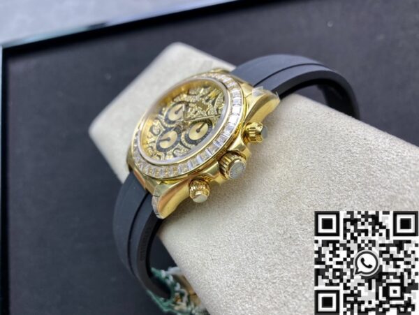 JH Factory Rolex Daytona 116588 TBR Gold With Diamonds Watch