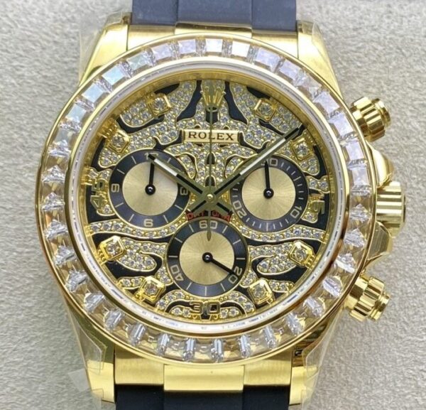 JH Factory Rolex Daytona 116588 TBR Gold With Diamonds Watch