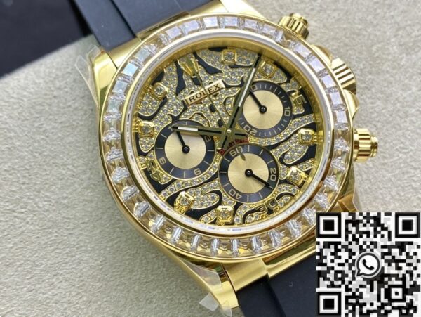 JH Factory Rolex Daytona 116588 TBR Gold With Diamonds Watch