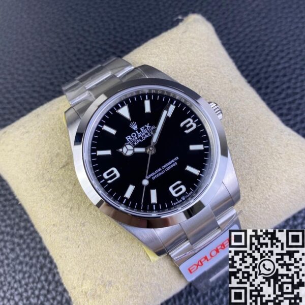 JVS Factory Explorer Rolex M224270-0001 Black Dial Watch