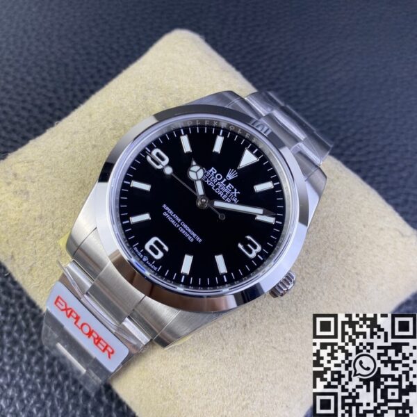 JVS Factory Explorer Rolex M224270-0001 Black Dial Watch