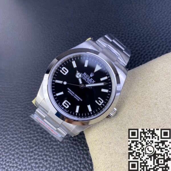 JVS Factory Explorer Rolex M224270-0001 Black Dial Watch
