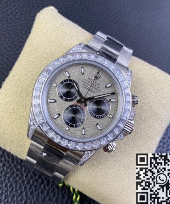 JVS Custom Rolex Daytona M116519LN-0038 Diamond Dial