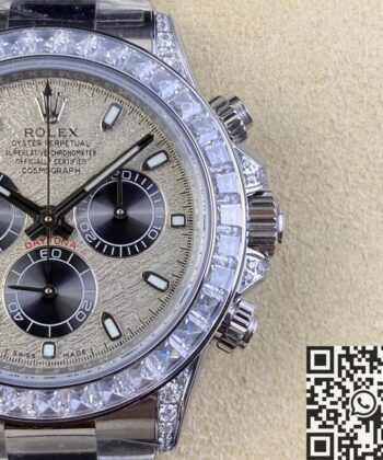 JVS Custom Rolex Daytona M116519LN-0038 Diamond Dial