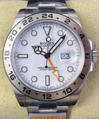 JVS Factory Rolex Explorer M216570-0001 White Dial Watch