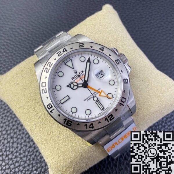 JVS Factory Rolex Explorer M216570-0001 White Dial Watch