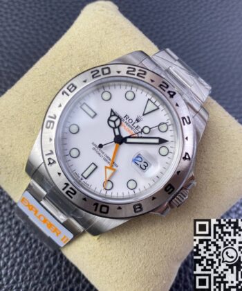 JVS Factory Rolex Explorer M216570-0001 White Dial Watch