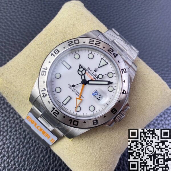 JVS Factory Rolex Explorer M216570-0001 White Dial Watch