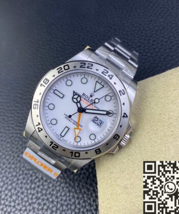 JVS Factory Rolex Explorer M216570-0001 White Dial Watch