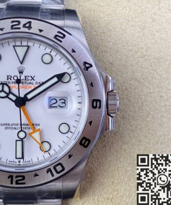 JVS Factory Rolex Explorer M216570-0001 White Dial Watch