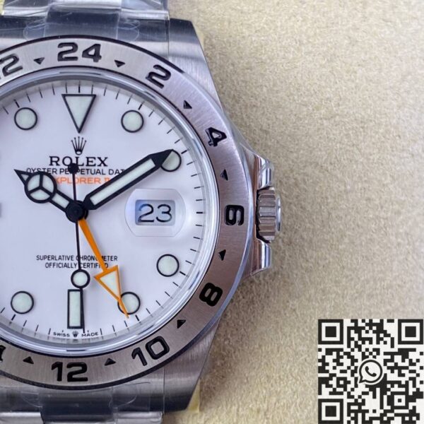 JVS Factory Rolex Explorer M216570-0001 White Dial Watch