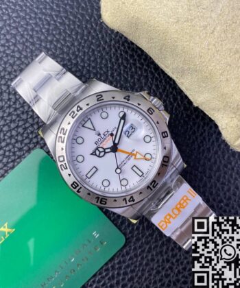 JVS Factory Rolex Explorer M216570-0001 White Dial Watch