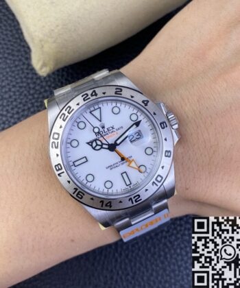 JVS Factory Rolex Explorer M216570-0001 White Dial Watch