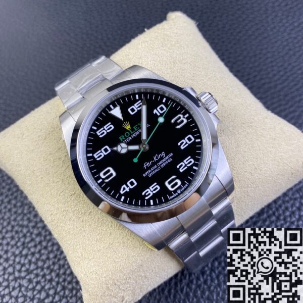 JVS Factory Air-King Rolex M116900-0001 Black Dial Watch