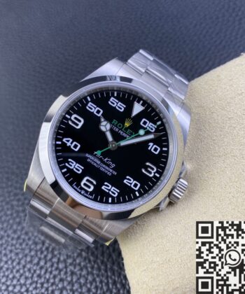 JVS Factory Air-King Rolex M116900-0001 Black Dial Watch