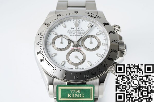 King Factory Rolex Cosmograph Daytona 116520-78590 White