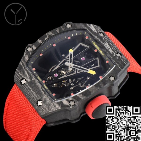 YS Factory Richard Mille Watch RM27-03 Tourbillon Black Carbon