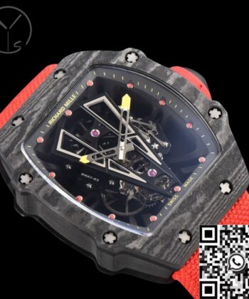 YS Factory Richard Mille Watch RM27-03 Tourbillon Black Carbon