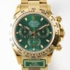 Green Daytona Rolex​ Cosmograph M116508-0013 Gold Watch