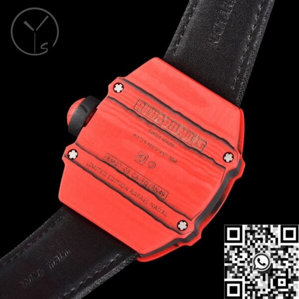 Richard Mille Replica Watch RM27-03 Tourbillon Red Carbon Fiber