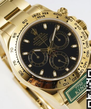 Black Gold Rolex Daytona Cosmograph M116508-0004 Watch
