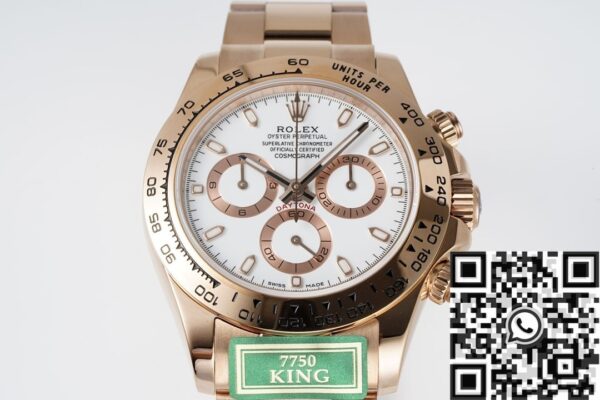Rolex. Daytona​ Cosmograph M116505 White Panda Dial Watch