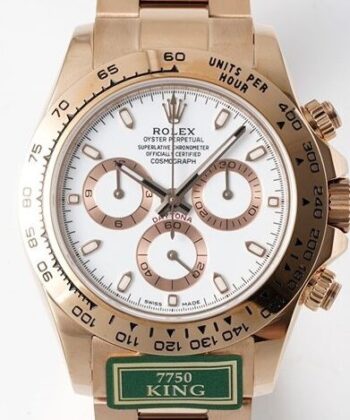 Rolex. Daytona​ Cosmograph M116505 White Panda Dial Watch