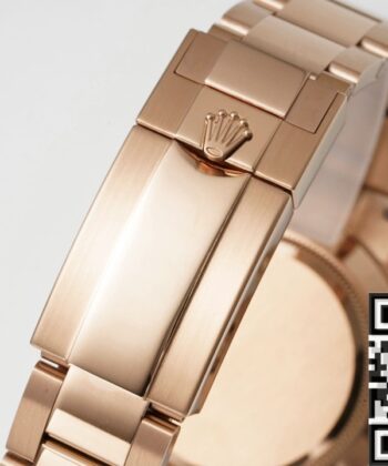 Black Dial Daytona Rolex M116505-0008 Rose Gold 904L Watch
