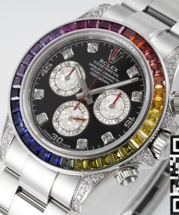 Rolex Daytona Diamond​ Cosmograph 116599 RBOW Inlaid Dial