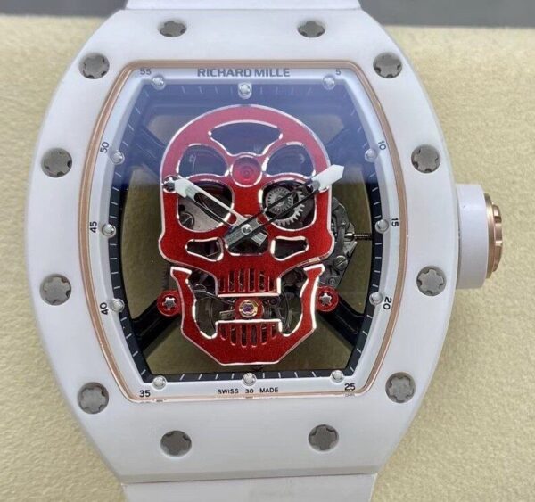 Richard Mille RM52-01 Tourbillon White Ceramic Case YS Factory