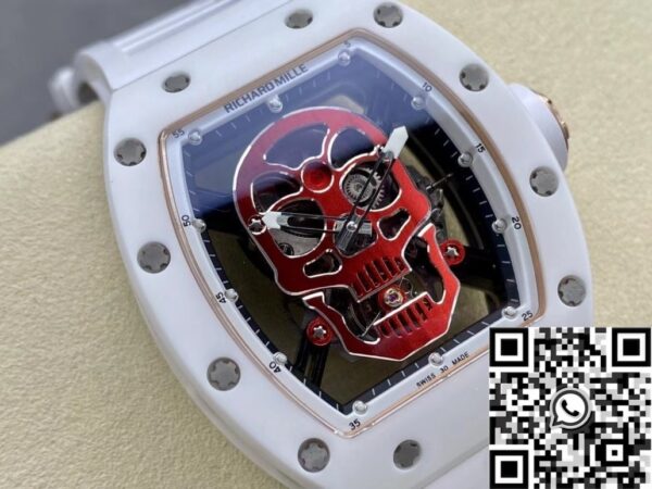 Richard Mille RM52-01 Tourbillon White Ceramic Case YS Factory