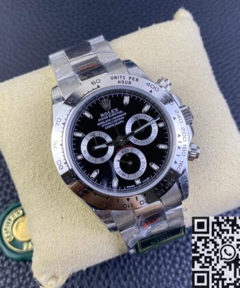 Zenith Rolex Daytona​ Cosmograph 116520-78590 Black Dial 904L