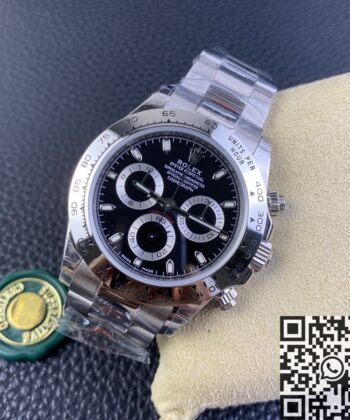 Zenith Rolex Daytona​ Cosmograph 116520-78590 Black Dial 904L
