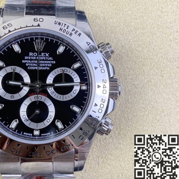 Zenith Rolex Daytona​ Cosmograph 116520-78590 Black Dial 904L