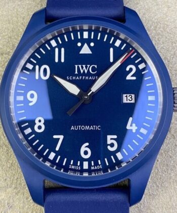 M+ Factory IWC Pilot IW328101 Blue Ceramic Case Watch
