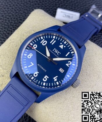 M+ Factory IWC Pilot IW328101 Blue Ceramic Case Watch