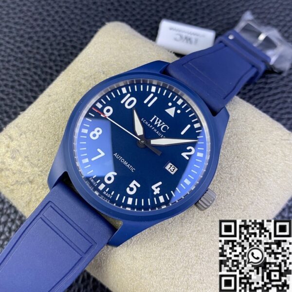 M+ Factory IWC Pilot IW328101 Blue Ceramic Case Watch