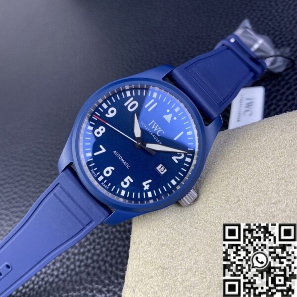 M+ Factory IWC Pilot IW328101 Blue Ceramic Case Watch