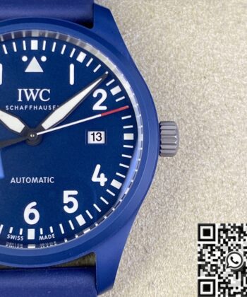 M+ Factory IWC Pilot IW328101 Blue Ceramic Case Watch