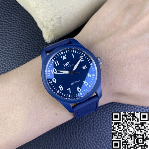 M+ Factory IWC Pilot IW328101 Blue Ceramic Case Watch