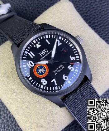 M+ Factory IWC Pilot IW324705 Black Dial Watch