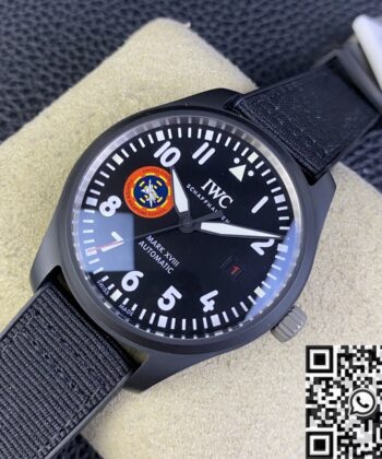 M+ Factory IWC Pilot IW324705 Black Dial Watch
