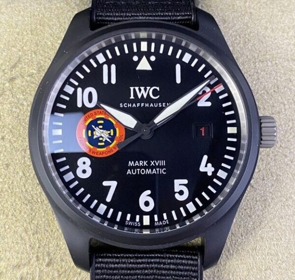 M+ Factory IWC Pilot IW324705 Black Dial Watch