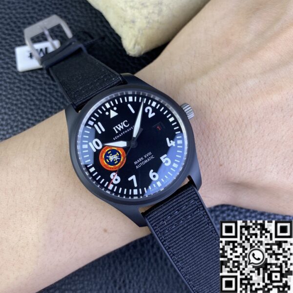 M+ Factory IWC Pilot IW324705 Black Dial Watch
