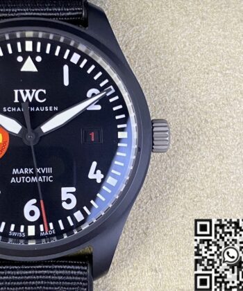 M+ Factory IWC Pilot IW324705 Black Dial Watch