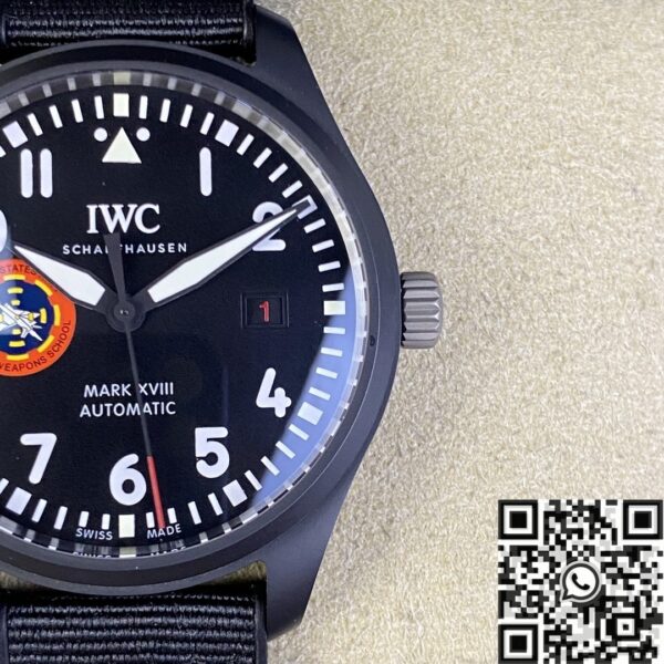 M+ Factory IWC Pilot IW324705 Black Dial Watch