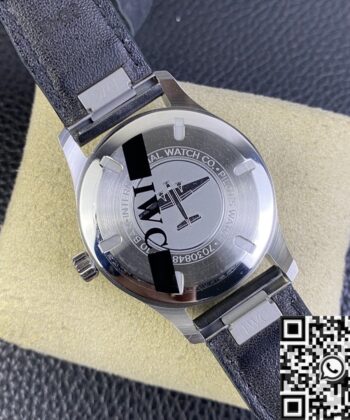 IWC Pilot IW328201 Black Leather Strap Watch M+ Factory