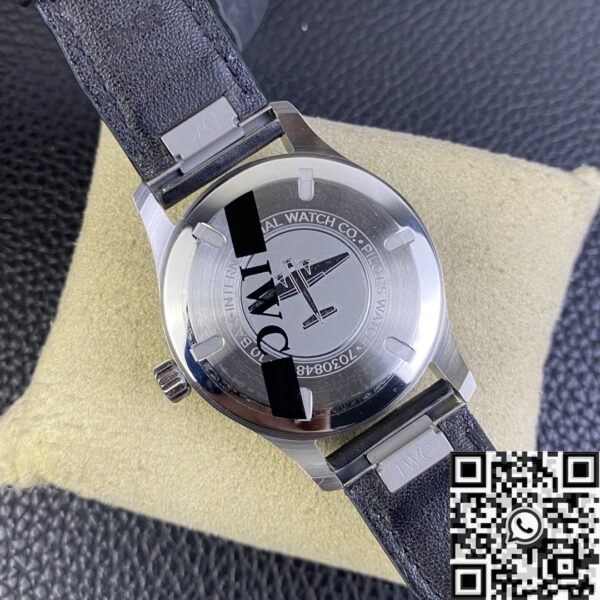 IWC Pilot IW328201 Black Leather Strap Watch M+ Factory