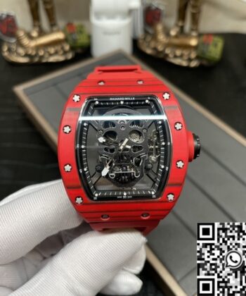 Richard Mille RM052 Red Carbon Fiber Case Watch YS Factory
